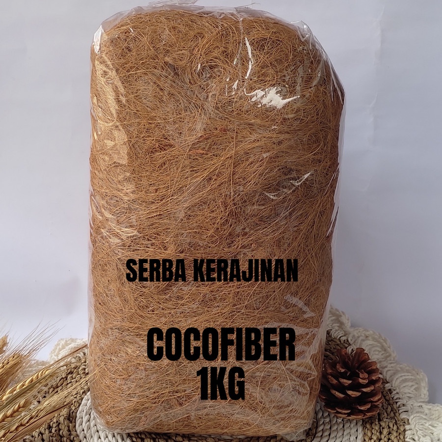 Jual COCOFIBER SERAT SABUT KELAPA 1KG / MEDIA TANAMAN HIAS /COCOFIBER ...