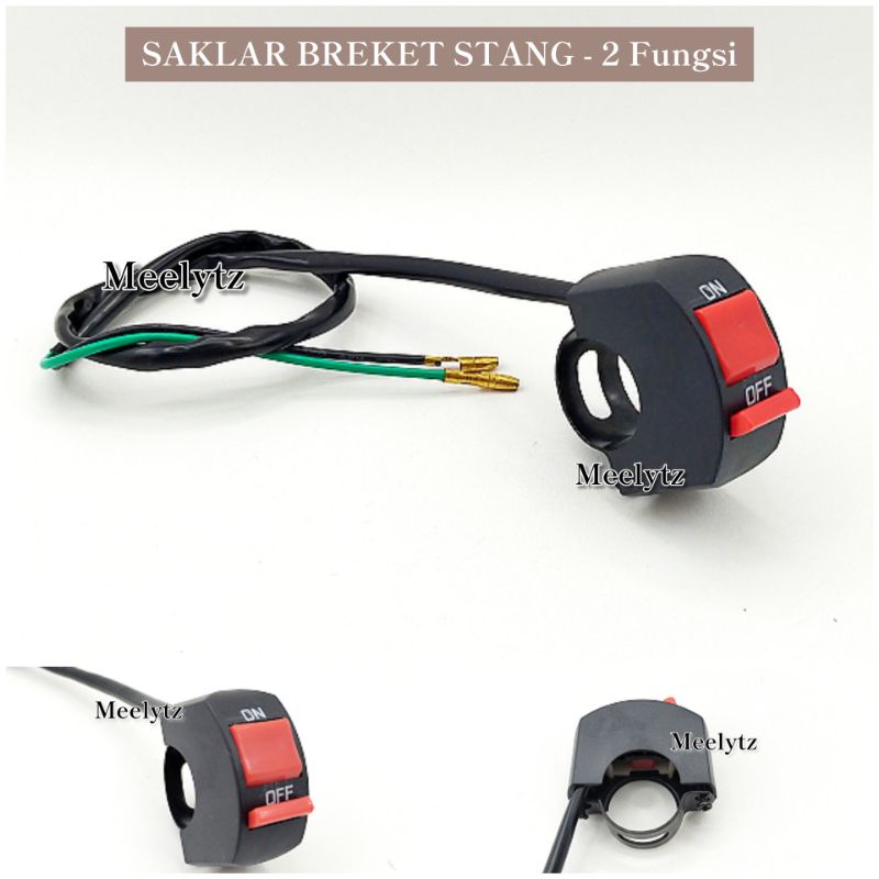 Jual Saklar on off switch saklar on off lampu breket stang universal ...
