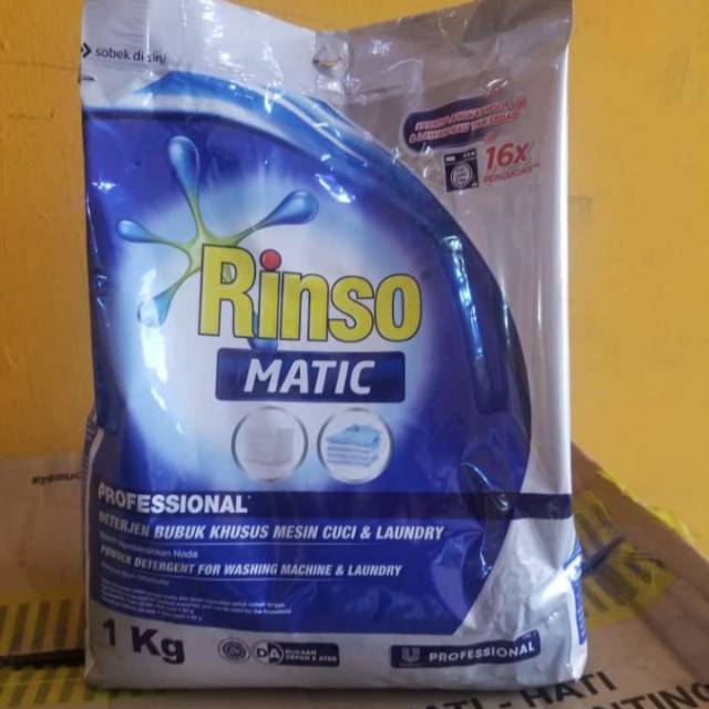 Jual Rinso matic deterjen 1kg | Shopee Indonesia