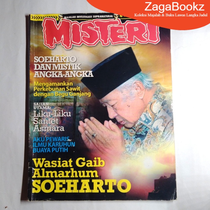 Jual Majalah Misteri No Mar Cover Wasiat Gaib Alm Soeharto Shopee Indonesia