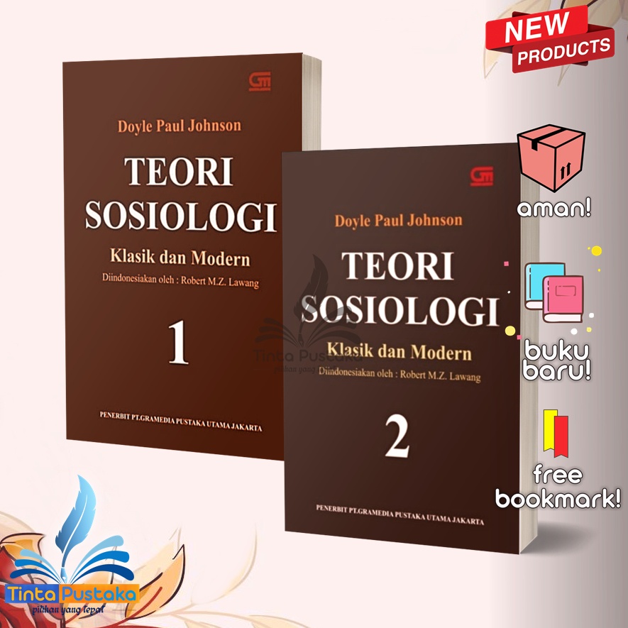 Jual BUKU TEORI SOSIOLOGI KLASIK DAN MODEREN - Jilid 1 Dan Jilid 2 ...