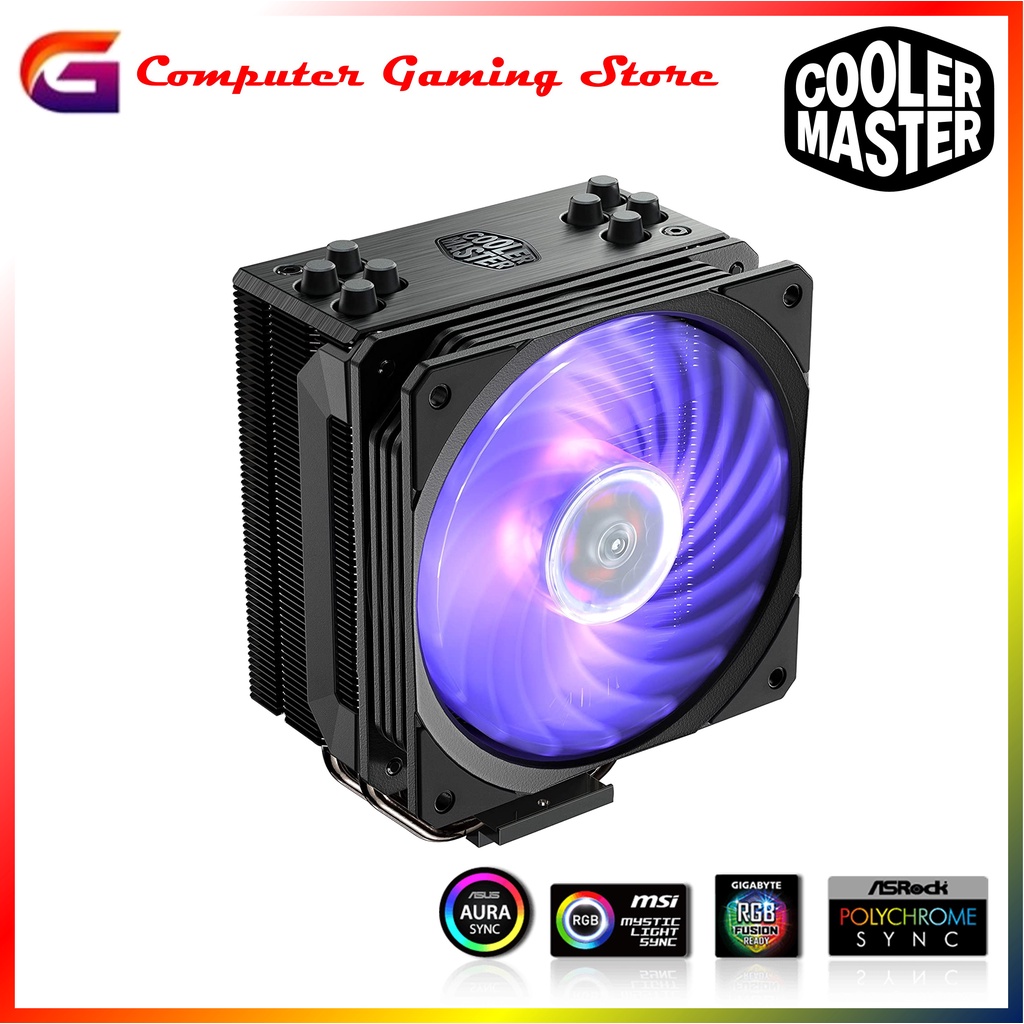 Jual Cooler Master HYPER 212 RGB Black Edition - CPU Air Cooler ...