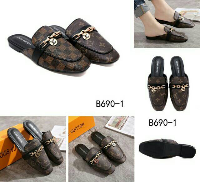 LV LOUIS VUITTON #319-164 / SEPATU FLAT SHOES WANITA BATAM