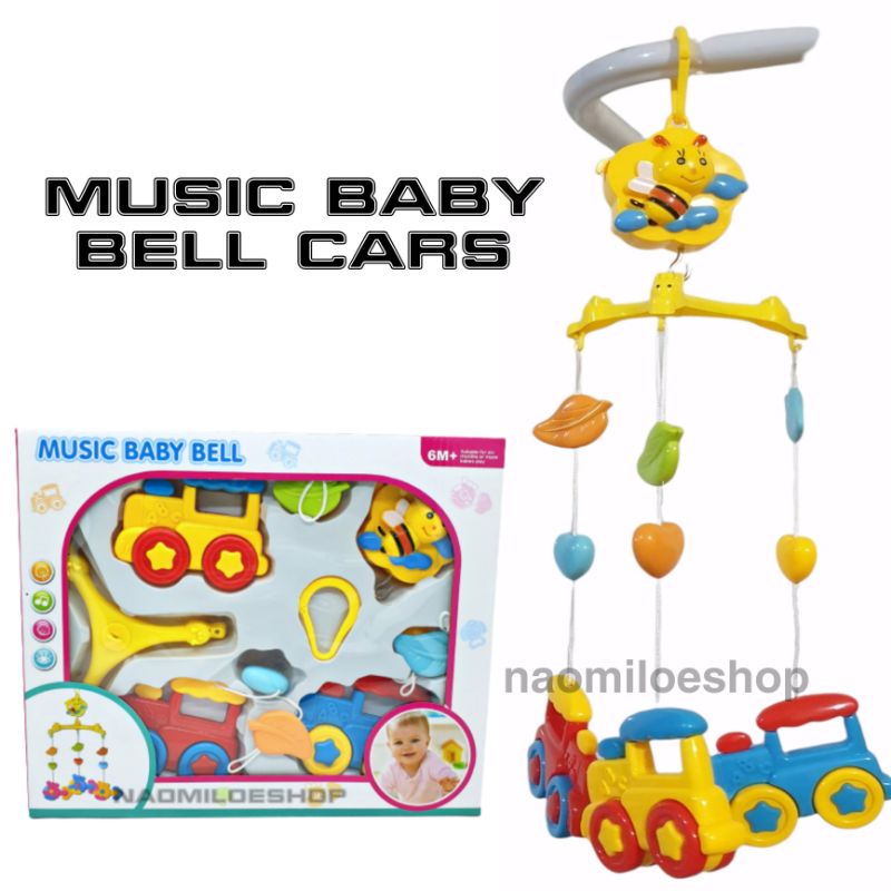 Jual Music Baby Bed Bell Cars Mainan Gantungan Ranjang Bayi Kado Bayi ...