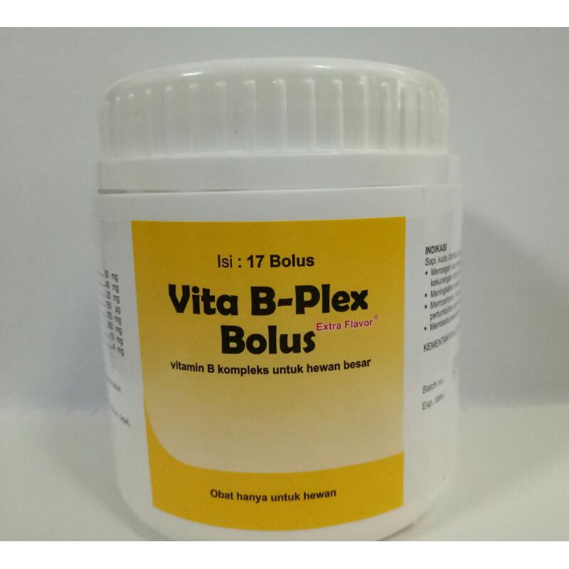 Jual Vitamin Hewan Vita B-plex Bolus Ekstra Flavor | Shopee Indonesia