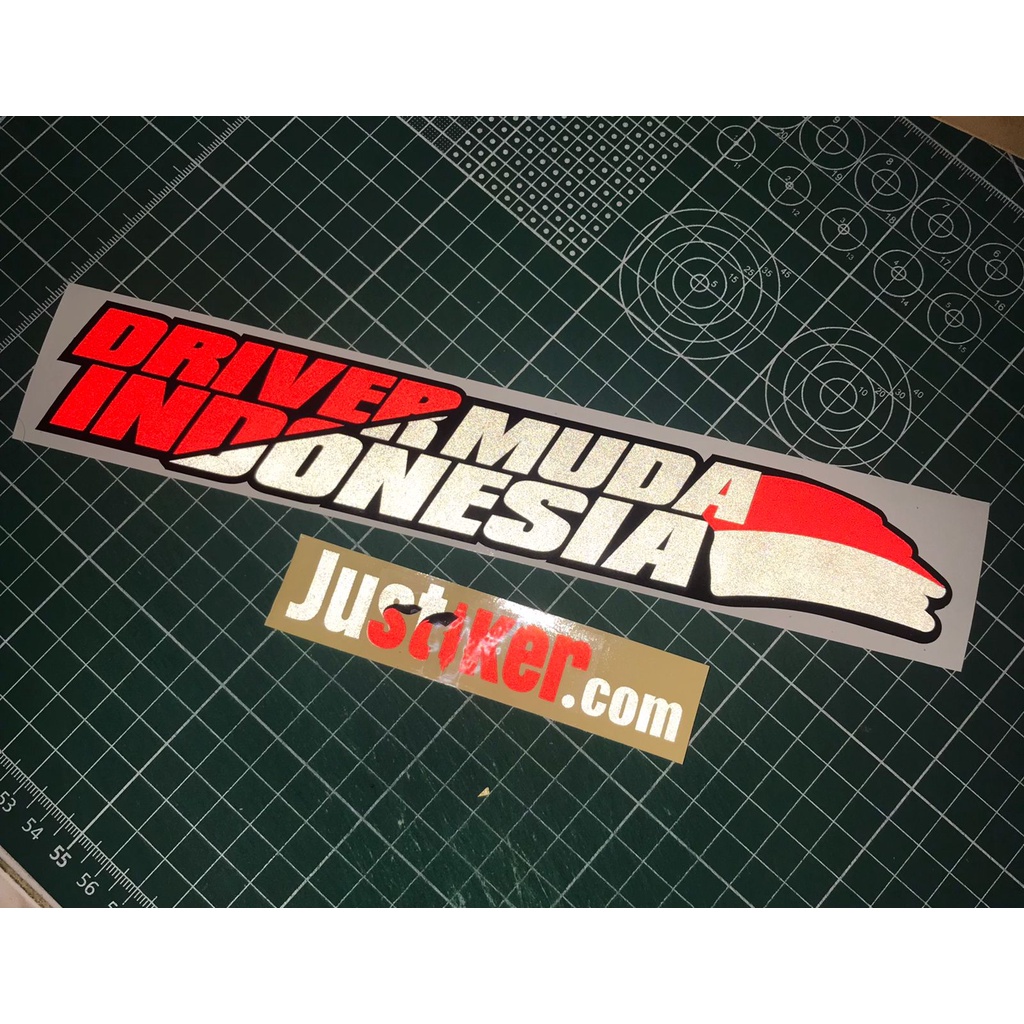 Jual Sticker Driver Muda Indonesia, Sticker Truck, Scothlite Nyala kena ...
