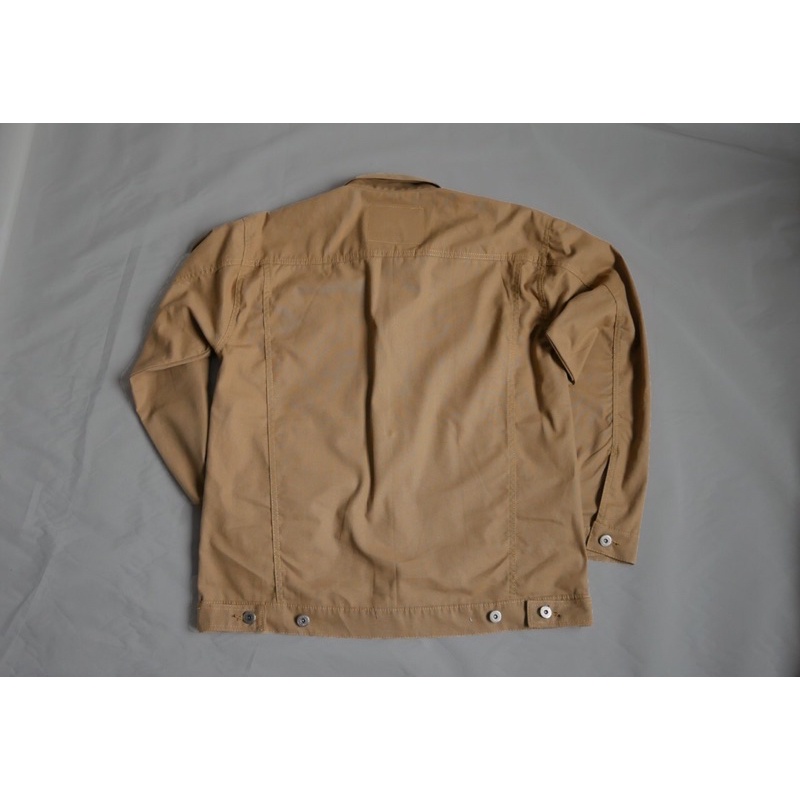 Jual ( SIMISSTY DENIM ) JAKET TRUCKER CANVAS TYPE 1. Warna camel ...