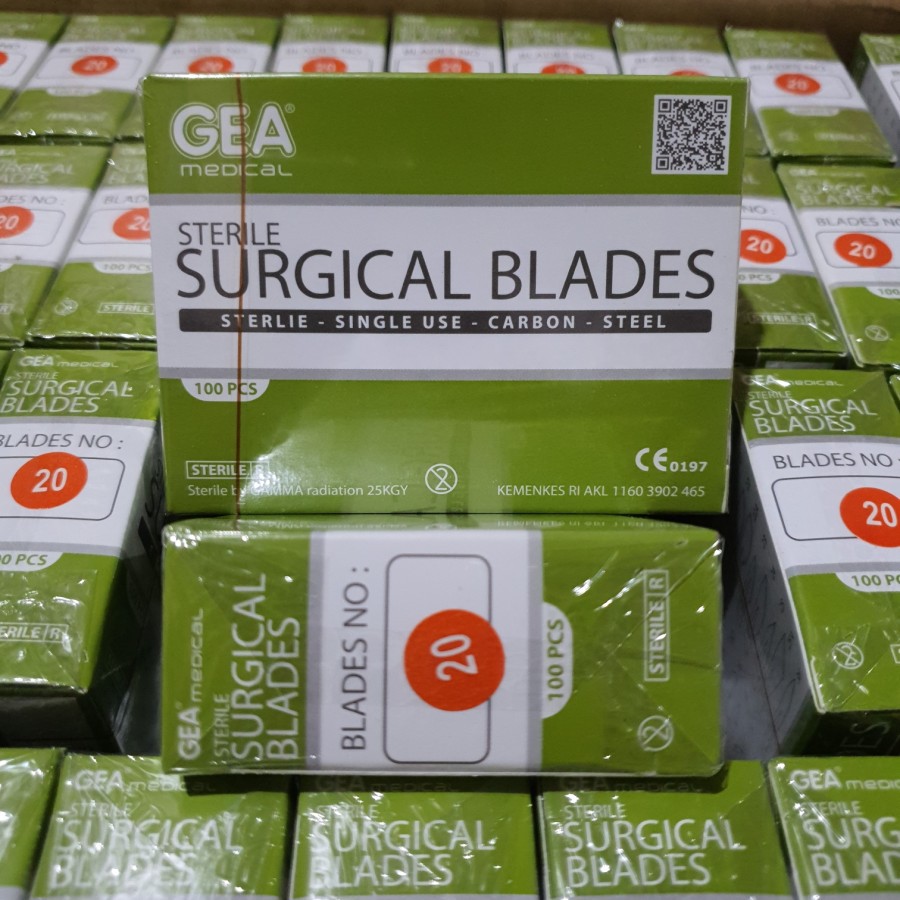 Jual Pisau Bedah Surgical Blade Bisturi Mata Pisau Gea No Shopee Indonesia