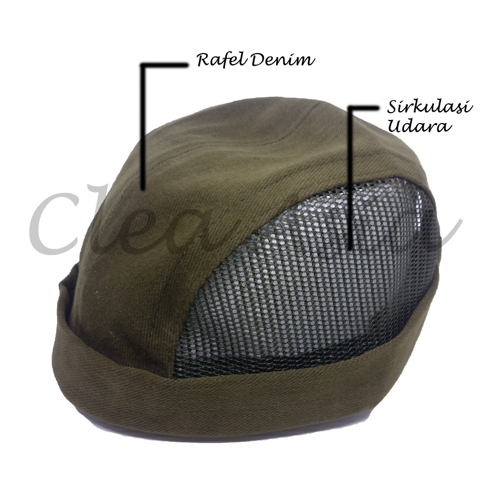Jual MIKI HAT Jaring Pecis Taliban Hijrah Hitam Putih Songkok Kopiah ...