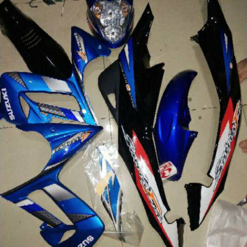 Jual Cover Dek Bodi Body Full Set Fullset Halus Biru Hitam Plus