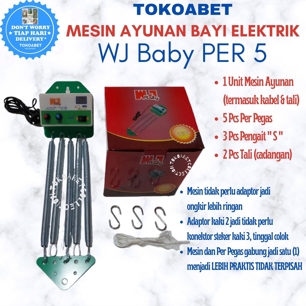 Jual PAKET ELEKTRIK Tiang Ayunan Chrome Stainless Mesin GT BABY WJ BABY ...