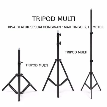 Ring Light 26cm Tripod 2m Lampu Makeup Lampu Selfie Lampu Vlog