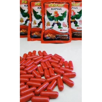 Jual PROVIT KAPSUL MERAH MENGANDUNG DAGING BELUT UNTUK AYAM LAGA ...