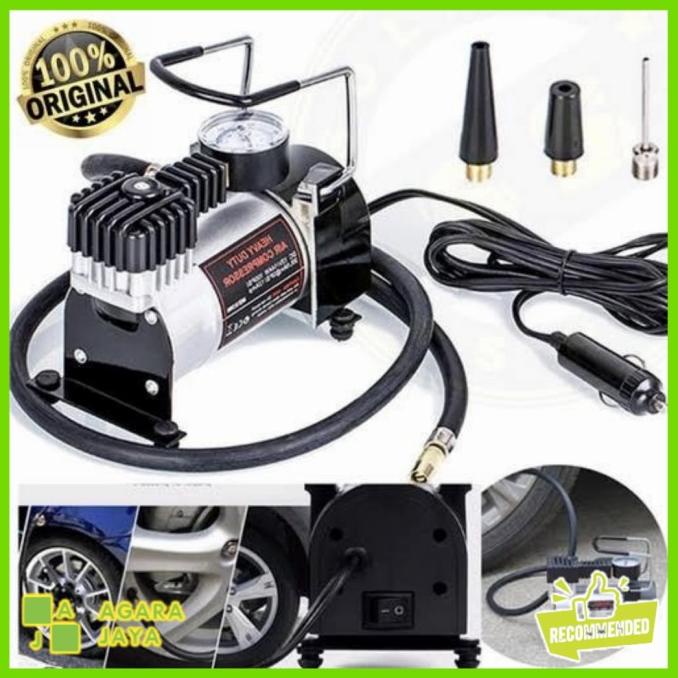 Jual Kompresor Pompa Angin Ban Elektrik / Mini Air Compressor DC12V 150 ...