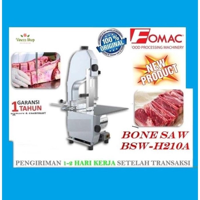 Jual Mesin Pemotong Daging Beku Ikan Dan Tulang Bone Saw Bsw H210a