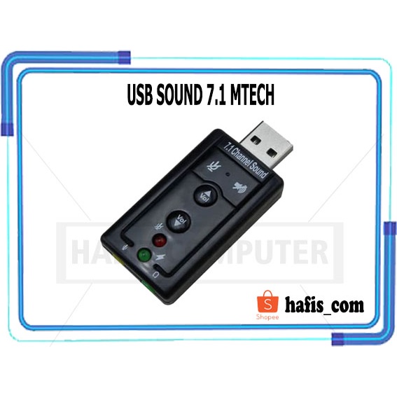 Jual USB SOUND 5.1 & 7.1 MTECH | Shopee Indonesia