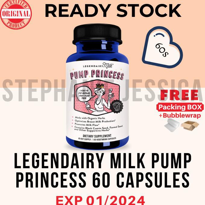 Jual Pump Princess Legendairy Milk 60 Kapsul - Asi Booster / Penambah ...