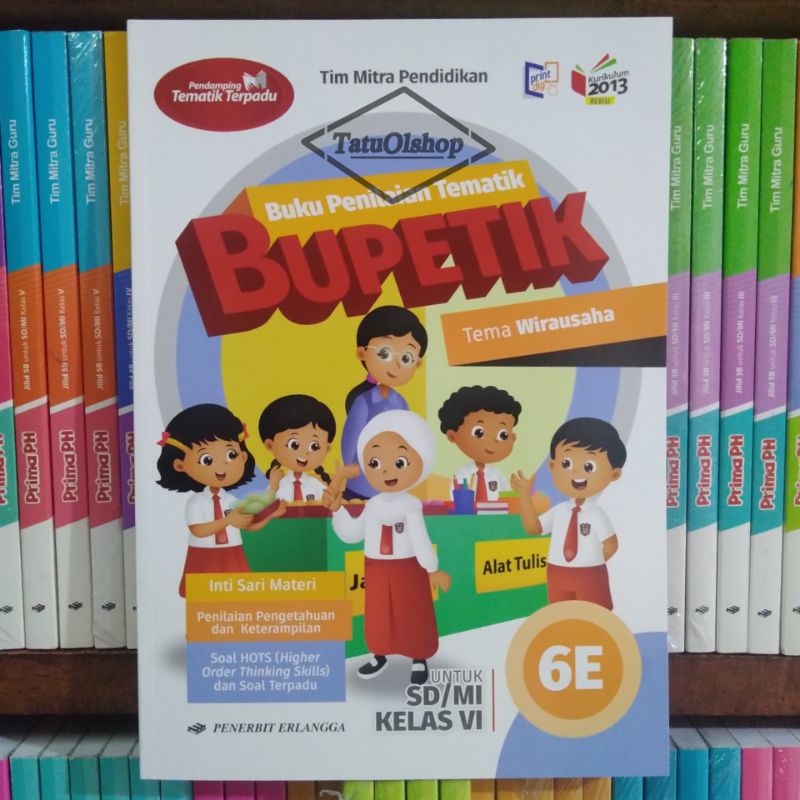 Jual Buku Bupetik SD Kelas 6 Jilid 6a 6b 6c 6d 6e 6f 6g 6h 6i Kurikulum ...