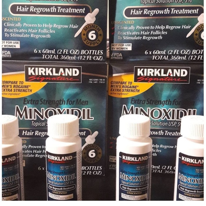 Jual Promo Spesial - Kirkland Minoxidil Paket 1 Box (6 Botol) | Shopee ...