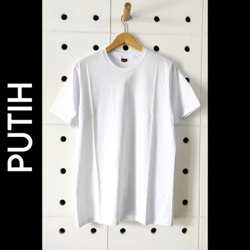 Kaos Polos Cotton Combed 24s Lengan Pendek Baju Distro Dewasa Unisex Pria Wanita