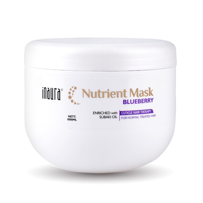 Jual Inaura Masker Rambut Nutrient Mask Blueberry 1000 ml | Shopee ...