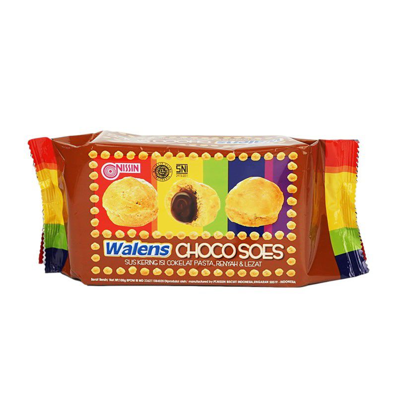 Jual Nissin Walens Choco Soes 100gr / Sus Kering Isi Coklat | Shopee ...