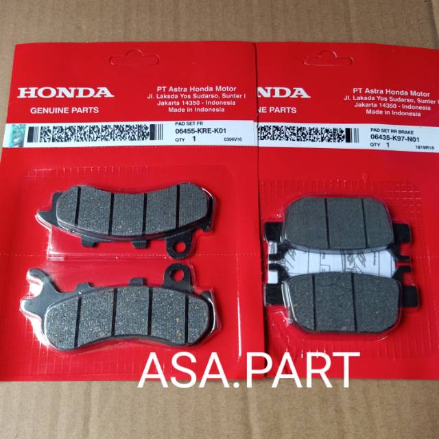 Jual Dispad pcx paket depan belakang ori | Shopee Indonesia