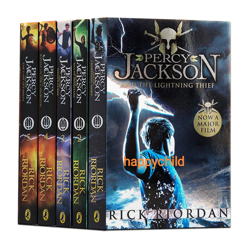 Jual Original 5 Books Percy Jackson - Rick Riordan - Paket 5 Buku Novel ...