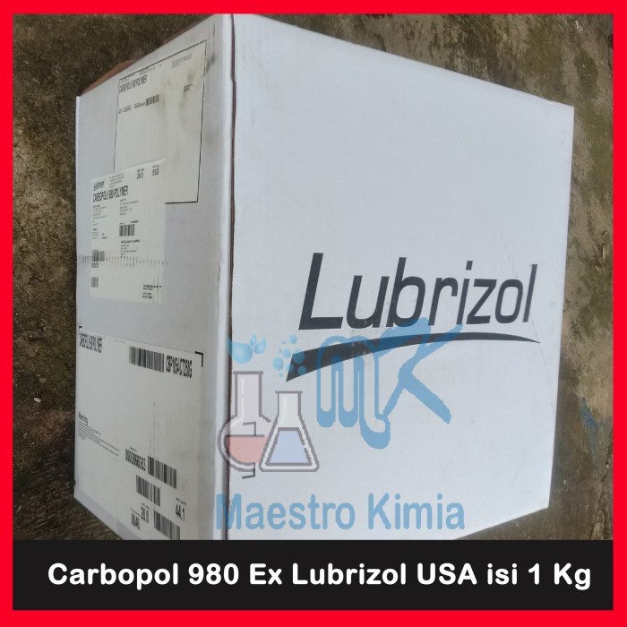 Jual Termurah Carbopol 980 Kemasan Ori 20 Kg/Pengental Gel Ex Lubrizol