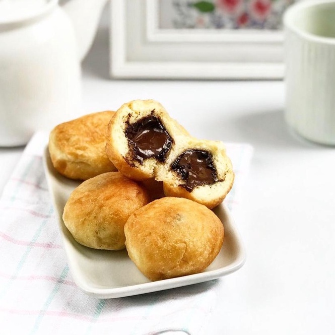 Jual Roti Goreng Mini Isi Coklat Lumer ( Frozen Food / Camilan Manis ...