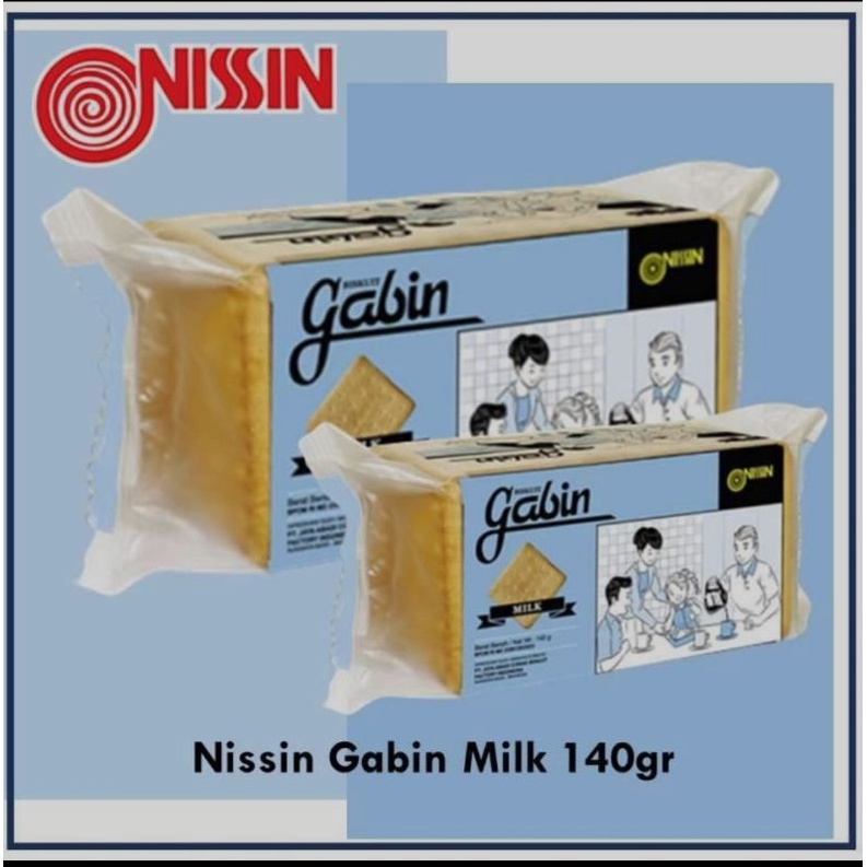 Jual Nissin Biskuit Gabin Susu Ukuran 135gr Shopee Indonesia