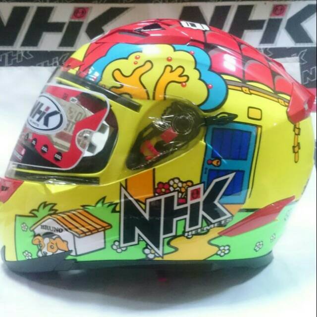 Jual Helm nhk rx9 special edition arkid rossi house | Shopee Indonesia