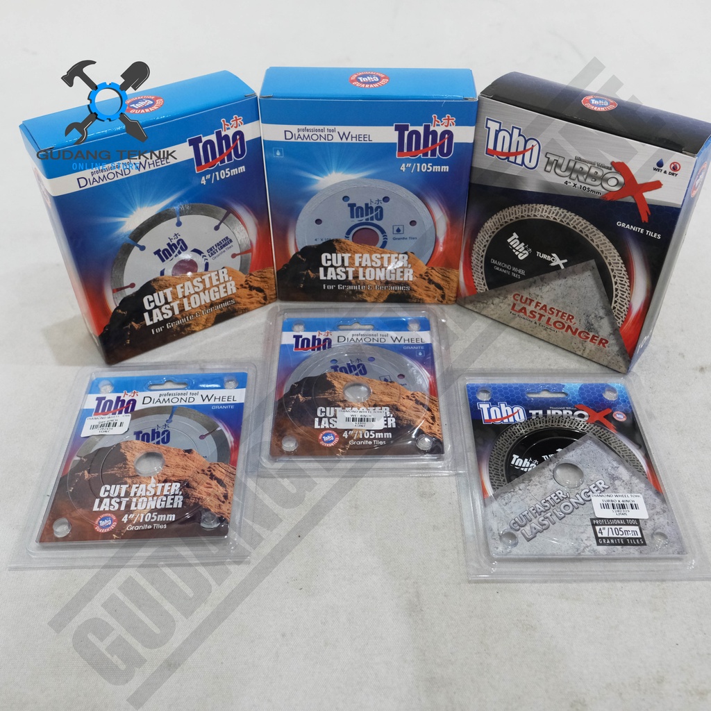 Jual Mata Potong Keramik Granit Toho Wet Dry Turbo X Inch Diamond Wheel Toho Wet Dry