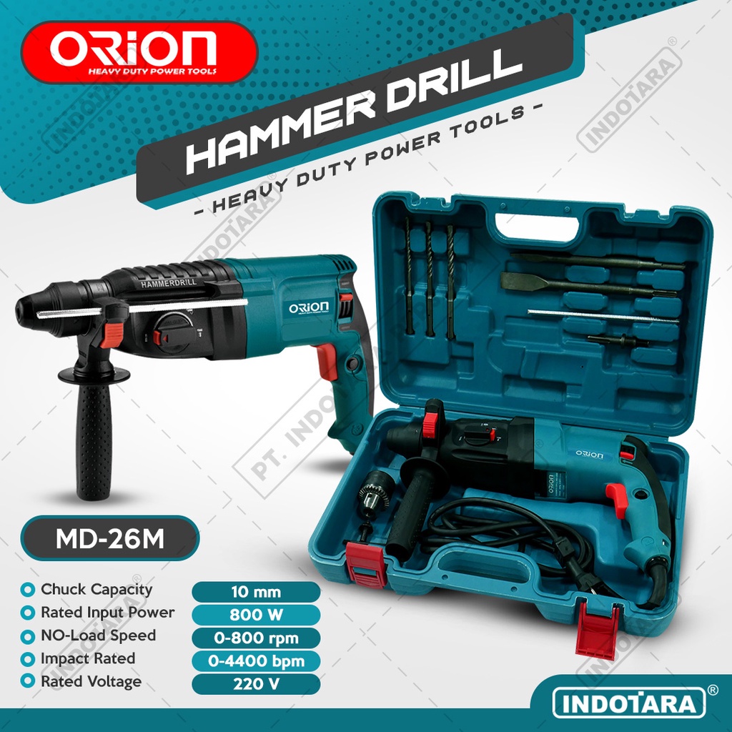 Jual Hammer Drill Mesin Bor Tembok Orion Md M Shopee Indonesia