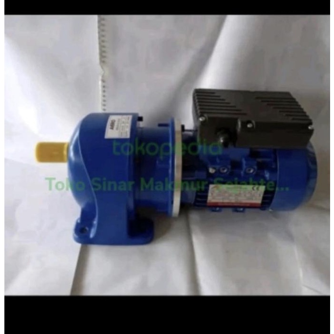 Jual Helical Gear Motor 0,25 Hp 1 Phase Ratio 60,80100/ Gear Motor 0,25