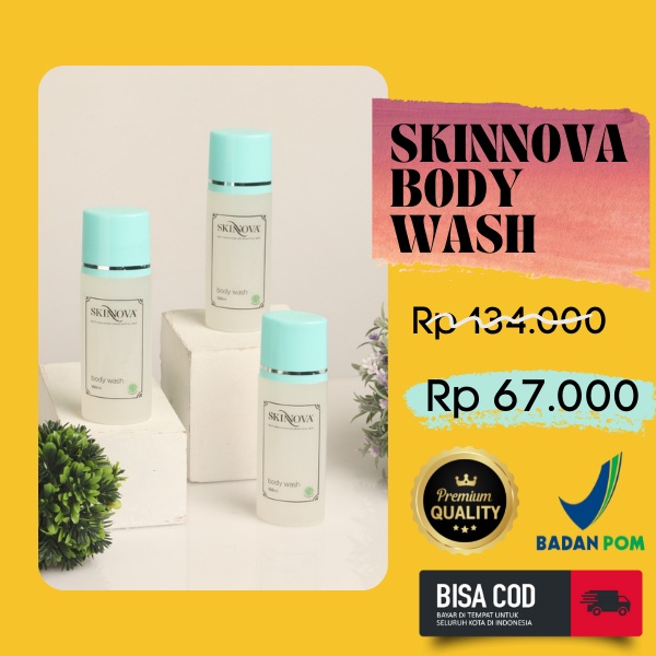 Sabun Pencerah Kulit SKINNOVA BODY WASH 100% ASLI