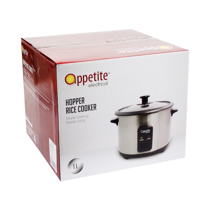 Jual INFORMA – PENANAK NASI LISTRIK HOPPER RICE COOKER 1L SILVER ...