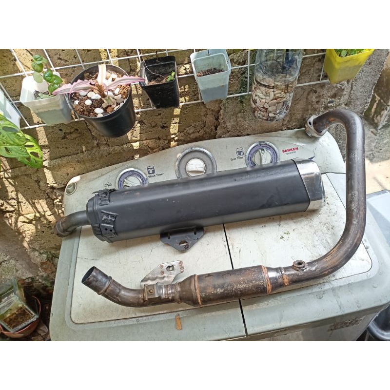 Jual Knalpot ninja 250 mono rr 250sl 250 sl original ori copotan