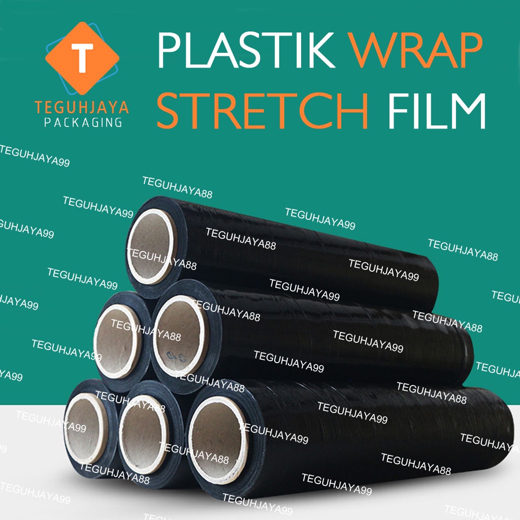 Jual Plastik Wrapping Strect Film Hitam 50x200 Cling Wrap 50cm x 200m ...