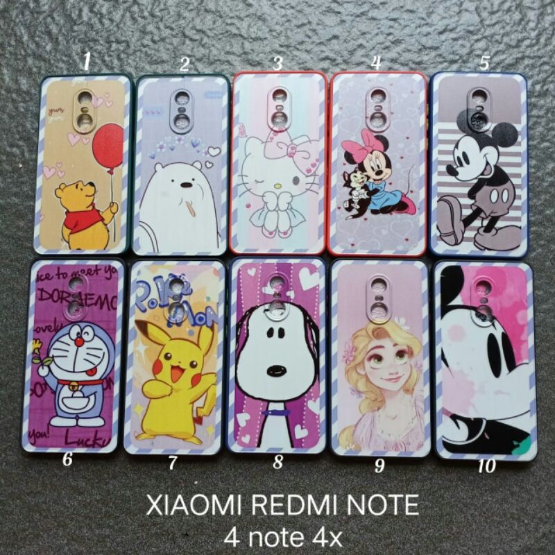 Jual soft Case Xiaomi Redmi Note Note 4X motif gambar cewek