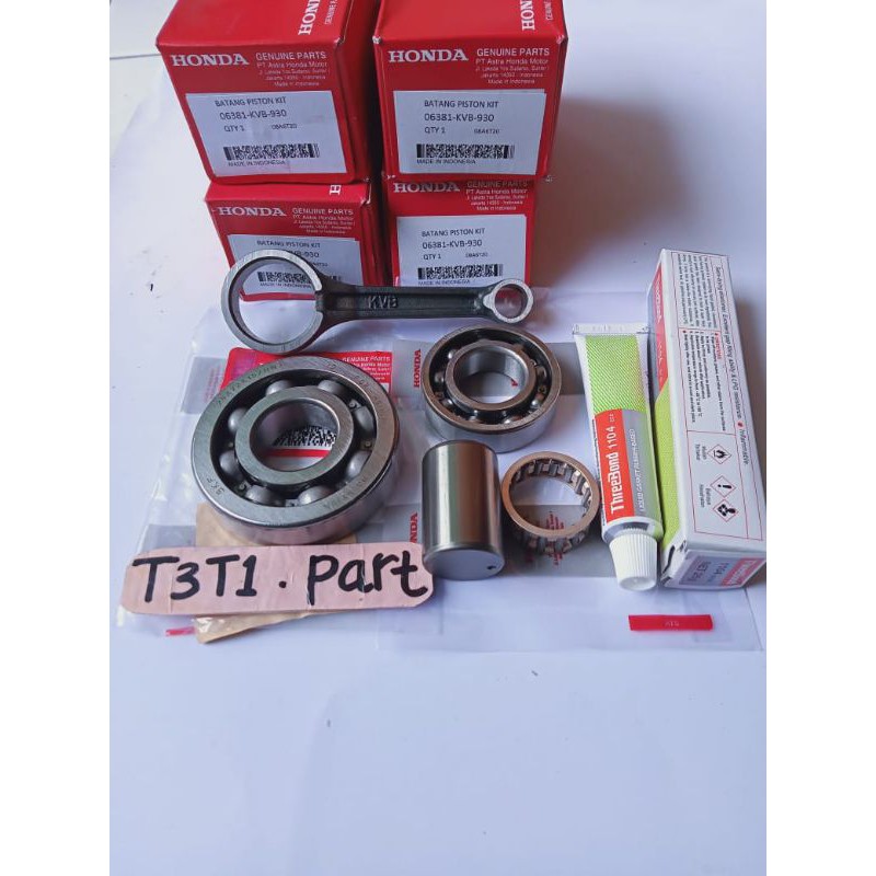 Jual stang seher+laher bearing kruk AS sepasang HONDA VARIO 110 OLD