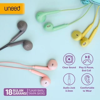 UNEED In-Ear Earphone / Headset with Microphone Verse Youth - UEP125