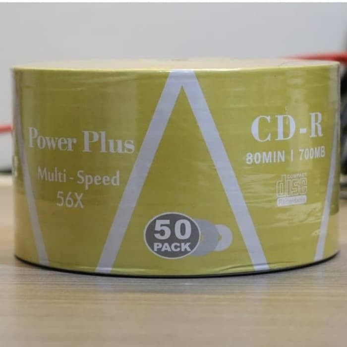 Jual CDR Power Plus 56x 700MB Roll (isi 50) CD Blank CD-R Power Plus ...