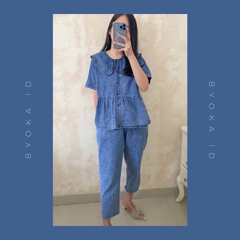 Jual Daegu Denim Set | Shopee Indonesia