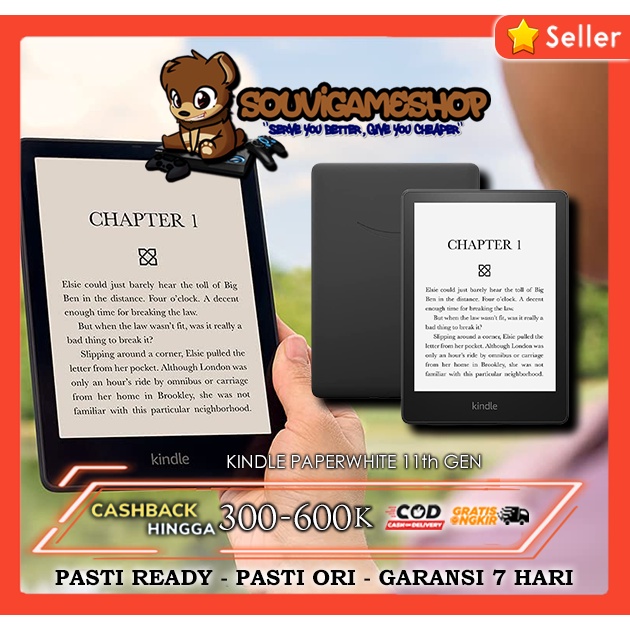Jual AMAZON NEW KINDLE PAPERWHITE GEN 11TH 2021 DISPLAY AND ADJUSTABLE