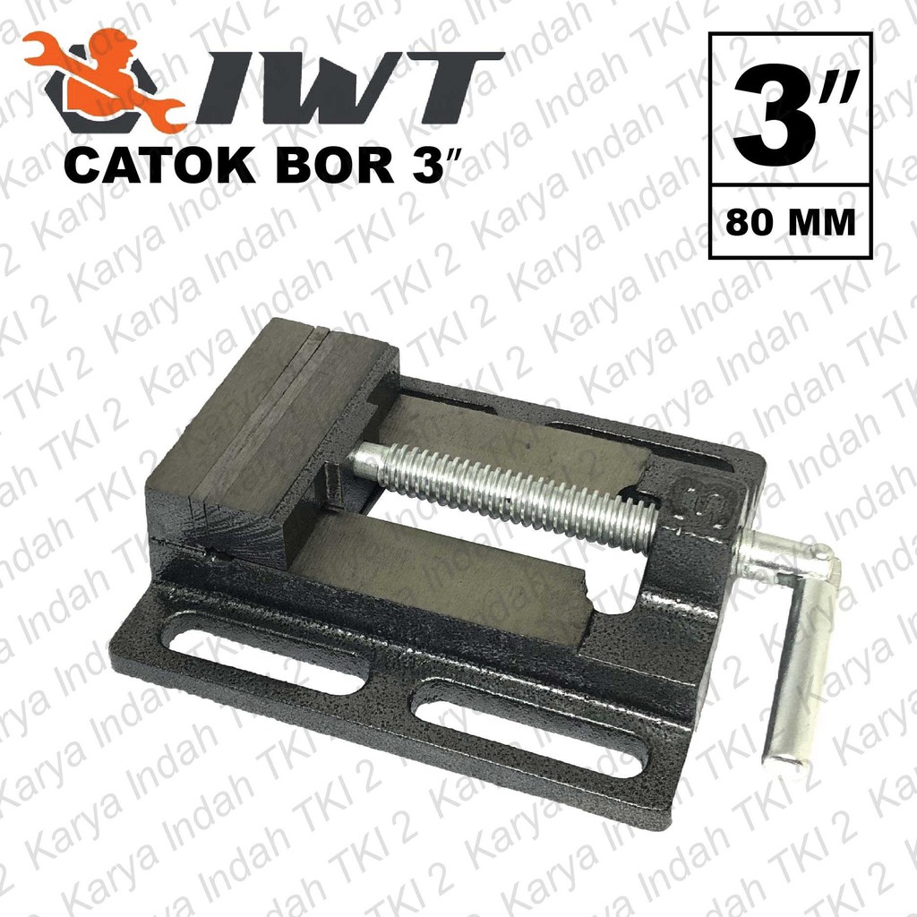 Jual Catok Bor Duduk Iwt Bench Drill Vice Clamp Klem Ragum Kuat Inch Jepit Penjepit