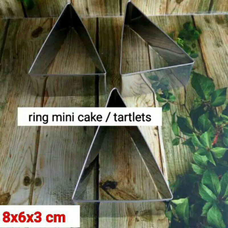 Jual Cetakan ring segi tiga tarlets 863 CM isi 5 pcs. | Shopee Indonesia