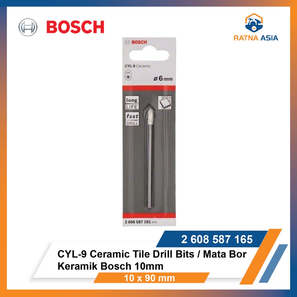 Jual CYL-9 Mata Bor Keramik Bosch 10mm | Shopee Indonesia