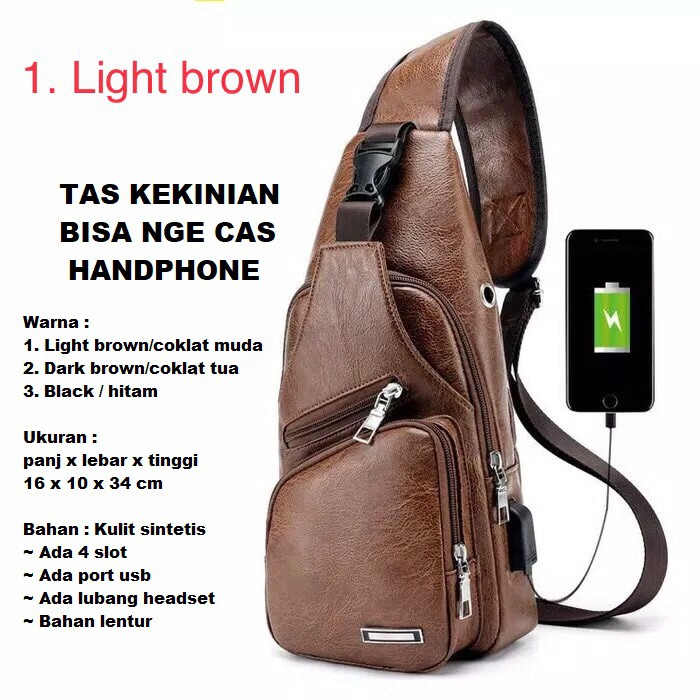 TAS SELEMPANG PRIA SLING BAG BS