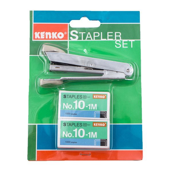 Jual Stapler KENKO HD 10 Set Stapler Isi Hekter Staples